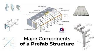 What makes pre-engineered steel buildings so strong? | Major components of a pre-engineered building