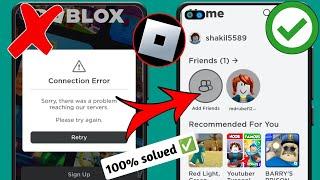 How to fix roblox sorry there was a problem reaching our servers 2024 | roblox connection error 2024