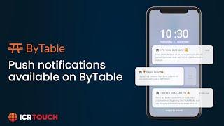 Push notifications available on ByTable | ICRTouch