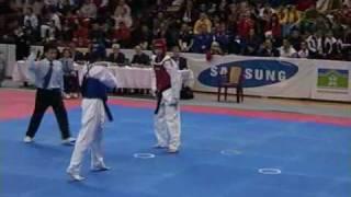 European Taekwondo Qualification Tournament for Beijing Olympic Games Istanbul Male -58 kg Sweden vs Moldova Round 1