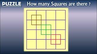 How Many Squares - Whatsapp Puzzle with Best Answer | How many squares are there in this picture ?