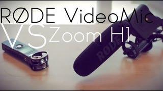 Rode Videomic vs Zoom H1