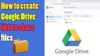 How to create Google Drive link to share files | Create shareable folder