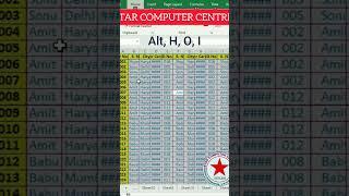 Auto fit row & column in Excel, star computer centre #exceltricks