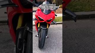 Ducati Panigale V4S - Spark racing full titanium exhaust sound #ducati #ducativ4s #motogp