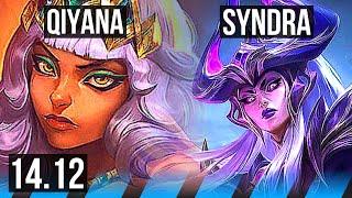 QIYANA vs SYNDRA (MID) | Rank 7 Qiyana, 7/1/3, Godlike | VN Grandmaster | 14.12