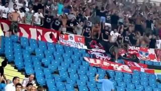 Hooligans Red Star Belgrade Spartak Moscow Fans In Ukraine In Odessa