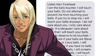 Klavier Gavin will touch your balls (bad ending)