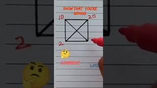 TEST YOUR IQ #shorts #trending #math #iq #mathematicsquiz #viralvideo #mathtrick #studyiq #mathquiz