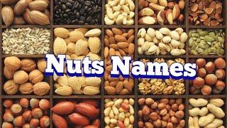 Nuts names in English and Tamil.