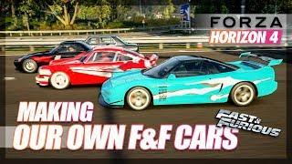 Forza Horizon 4 - Making Our Own Fast & Furious Cars!