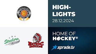 28.12.2024 - Highlights - Bietigheim Steelers vs. ECDC Memmingen Indians