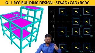 Full Building Design and Detailing using  STAAD.Pro Connect Series and RCDC