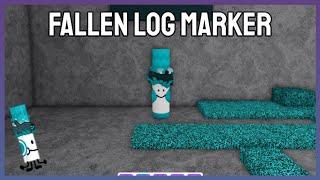 How to find the "Fallen Log" Marker |ROBLOX FIND THE MARKERS