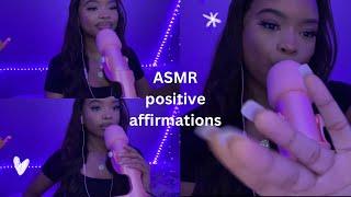 ASMR positive affirmations (gum chewing)