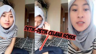 DETIK - DETIK CELANA ROBEK HIJAB CANTIK LIVE -HIJAB LAGI LIVE CANTIK