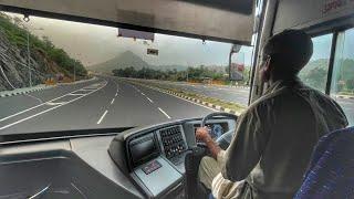 High-Speed and Skilled Driving of Scania Metrolink | Beautiful Location on Udaipur-Ahmedabad Highway