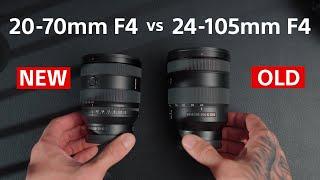 Don't buy both of these!!! Sony 20-70mm F4 vs 24-105mm F4