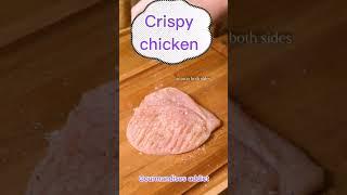 CRISPY CHICKEN quick and easy #crispy #chicken #friedchicken #shorts