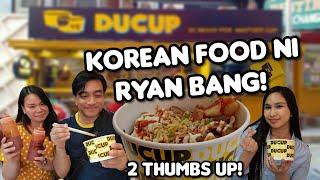 'BANG' for the BUCK! KOREAN food in a cup! | DUCUP by Ryan Bang | DexLani