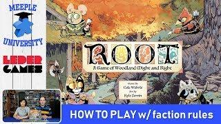 Root Board Game – How to Play & Setup, Including Factions Rules (HELPS you to with CONCISE rules)