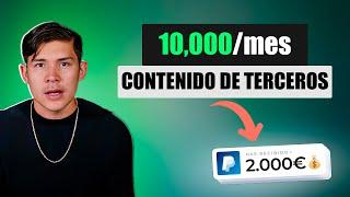 Te enseño a MONETIZAR contenido de TERCEROS en FACEBOOK 2024