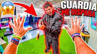 ESCAPO de un GUARDIA DE SEGURIDAD haciendo PARKOUR *ME DISPARA* | PERSECUCIÓN POV