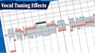 Vocal Tuning Effects in Cubase VariAudio, Melodyne and Waves Tune