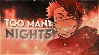 Jujutsu Kaisen S2 - Too Many Nights「Amv/Edit」[ + Alighmotion Preset ] Quick!