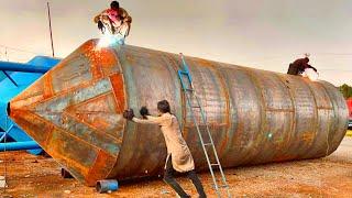 How Experience Fabricator Built a Huge Storage Silo Tank with Minimal Tools