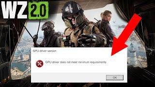 How to Fix COD Warzone 2 GPU Crash | Fix GPU Driver Version Error | Easy Tutorial