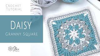 Crochet Tutorial | Daisy Granny Square Walk Through