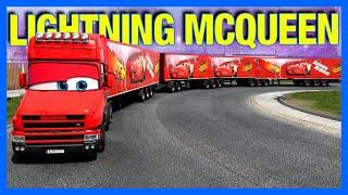 Lightning McQueen Road Train in Euro Truck Simulator 2