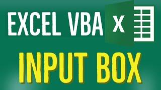 Excel VBA Tutorial for Beginners 51 -  Input Box in MS Excel