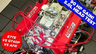 HOW TO ADD 90 HP TO A 5.0L FORD! 302 HEAD TEST-E7TE v GT40P v AFR 165. ARE ALUM HEADS REALLY BETTER?