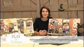 Halloween and Harry Potter Scrapbooking Samples