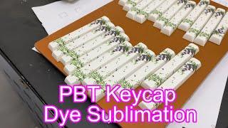 PBT keycap dye sublimation for machanical keyboard, how to custom print your own mechanical keycaps?