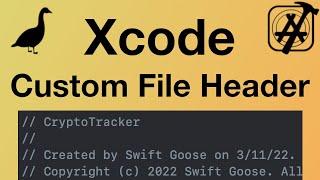 Xcode 13 - How To Create Custom Header File Comments with Xcode Text Macros - Xcode Tutorial