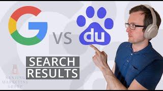 Google vs Baidu Search Results