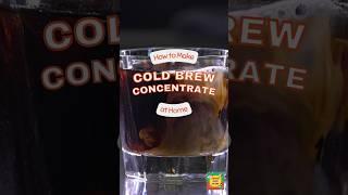 How to Make Cold Brew Concentrate at Home ️ #CoffeeBuzzRecipes #ColdBrew