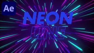 Neon Line Animation | After Effects Tutorials | IN MEMORY OF PAUL | THIS WAS  HIS LAST VIDEOS