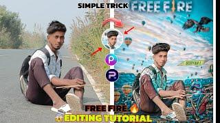 FREE Fire  photoediting || one click change background tutorial || viral editing | #tutorial #video