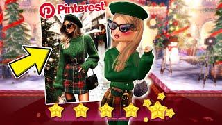 ONLY USING PINTEREST for DRESS TO IMPRESS Outfits for 24 HOURS to WIN! DTI in Roblox