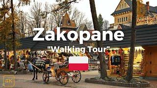 Zakopane Walking Tour, Poland | Polish Markets & Foods 4K
