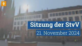  Stadtverordnetenversammlung 21. November 2024 / Landeshauptstadt Wiesbaden