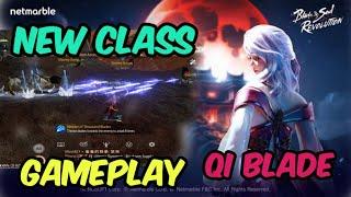 Blade and Soul Revolution New Class Qi Blade Skill Test| MMORPG