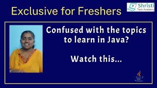 Are you someone who is new to Java and currently in the process of learning it?