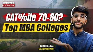 Top 15 MBA Colleges for 70-80 Percentile In CAT 2024 | Average Packages Revealed!