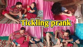 Challenge बता के बीबी से किया prank ll Tickling prank on wife ll gone wrong prank