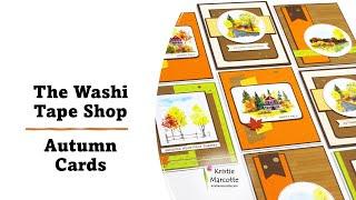 The Washi Tape Shop | Autumn Cards